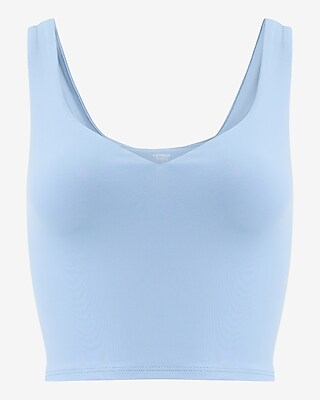 Body Contour High Compression Sweetheart Neckline Cropped Tank