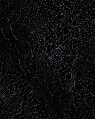 Lace Strappy Bustier Cropped Cami With Bra Cups