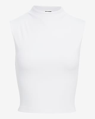 Body Contour High Compression Mock Neck Tank