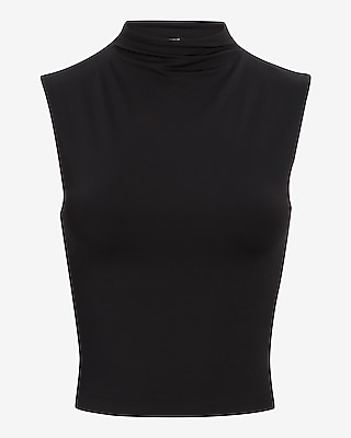 Body Contour High Compression Mock Neck Tank