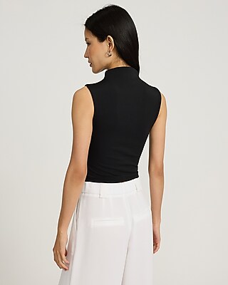 Body Contour High Compression Mock Neck Tank