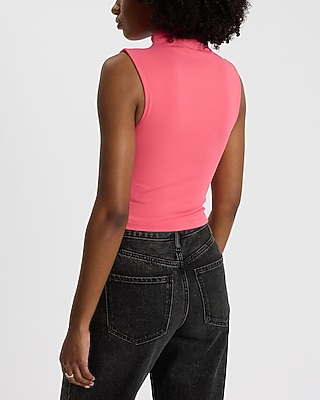 Body Contour High Compression Mock Neck Tank