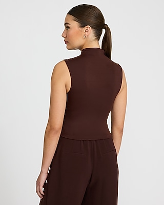 Body Contour High Compression Mock Neck Tank - image 2