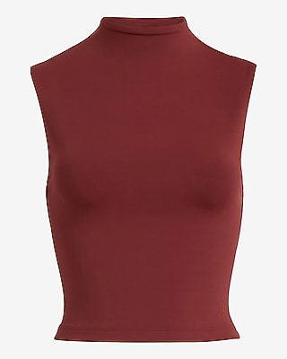 Body Contour High Compression Mock Neck Tank