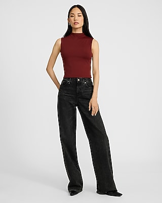 Body Contour High Compression Mock Neck Tank