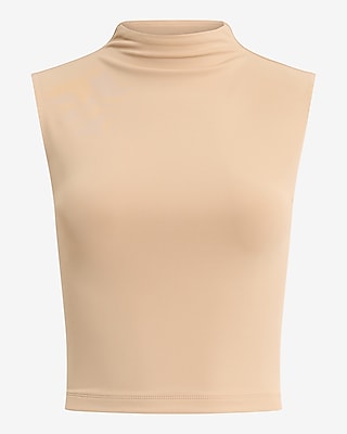 Body Contour High Compression Mock Neck Tank