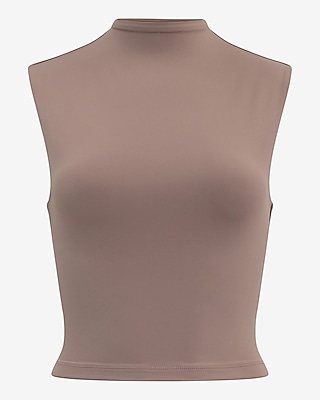 Body Contour High Compression Mock Neck Tank
