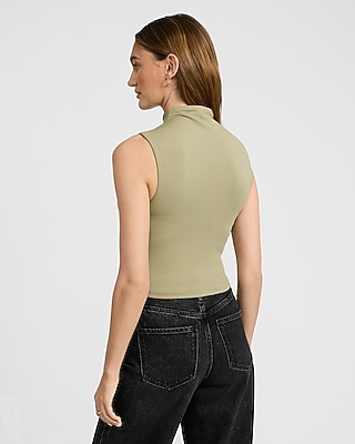 Body Contour High Compression Mock Neck Tank