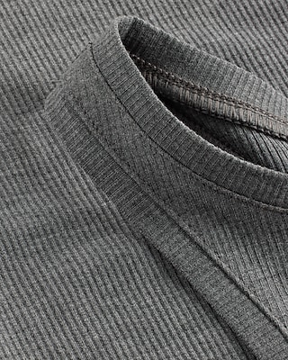 Essential Fitted Ribbed High Neck Sleeveless Tank