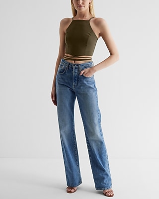 Body Contour Textured Strappy Tie Cropped Cami - image 4