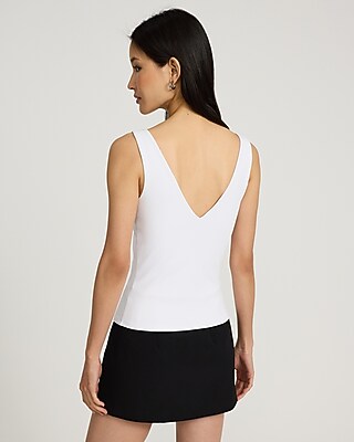 Body Contour High Compression Double V-Neck Tank