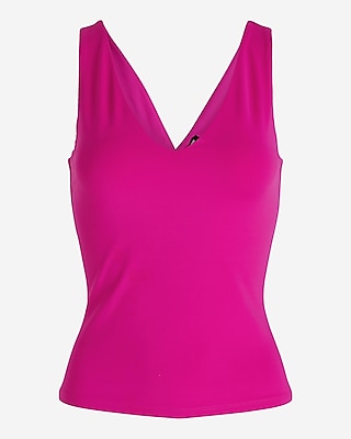 Body Contour High Compression Double V-Neck Tank