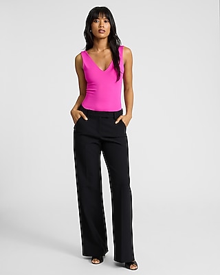 Body Contour High Compression Double V-Neck Tank