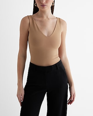 Body Contour High Compression Double V-Neck Tank