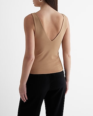 Body Contour High Compression Double V-Neck Tank