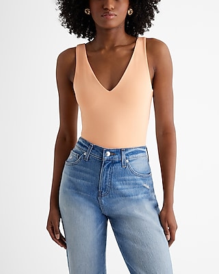 Body Contour High Compression Double V-Neck Tank