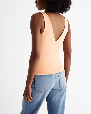 Body Contour High Compression Double V-Neck Tank