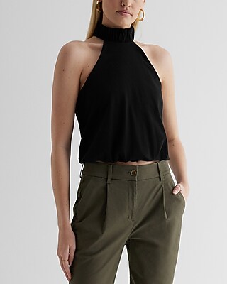 Halter Neck Elastic Tank - thumbnail 8