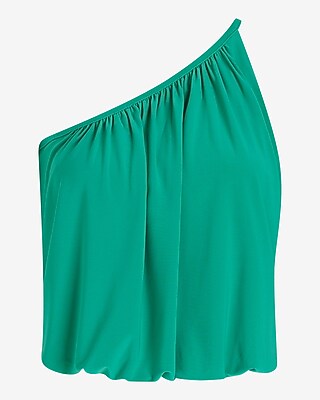 Skimming One Shoulder Draped Tank - image 5
