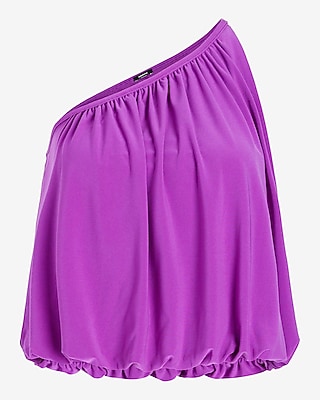 Skimming One Shoulder Draped Tank