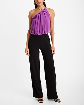 Skimming One Shoulder Draped Tank