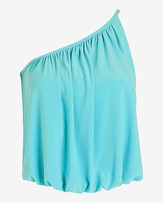 Skimming One Shoulder Draped Tank