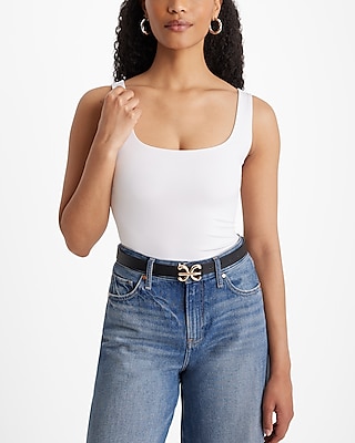 Body Contour Compression Scoop Neck Tank