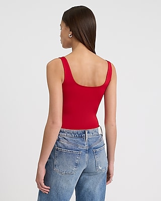 Body Contour Compression Scoop Neck Tank