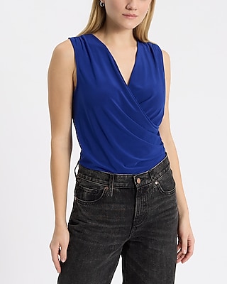 V-Neck Surplice Tank