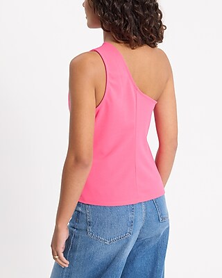 Pleated One Shoulder Tank - image 2