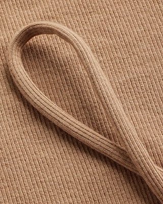 Essential Fitted Ribbed V-Neck Lace Trim Cami