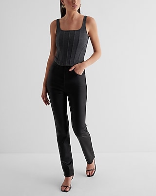 Body Contour Luxe Lounge Corset Cropped Tank