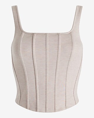 Body Contour Luxe Lounge Corset Cropped Tank