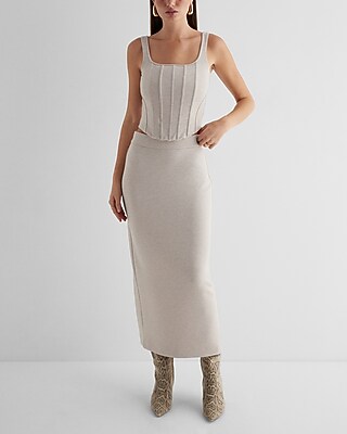 Body Contour Luxe Lounge Corset Cropped Tank