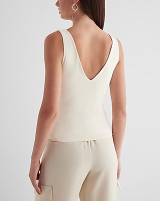 Body Contour High Compression V-Neck Mesh Tank