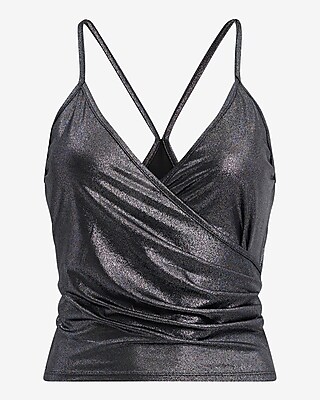 Shine V-Neck Surplice Cami