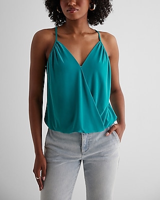 Skimming V-Neck Surplice Cami