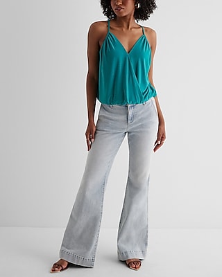 Skimming V-Neck Surplice Cami