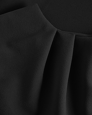 Skimming Draped Mock Neck Tank