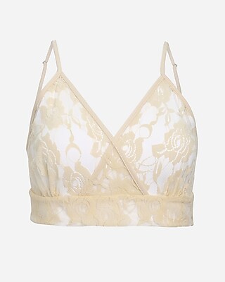 Sheer Lace V-Neck Bralette