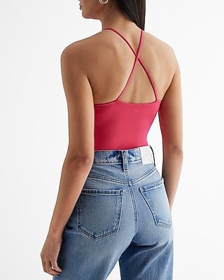 Body Contour Compression High Neck Cross Back Cami - image 2
