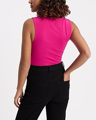 Body Contour Light Compression Stretch Cotton Square Neck Tank