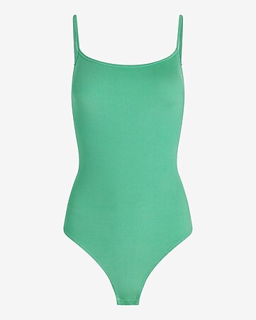 The Nico Bodysuit - Green // Online Exclusive – THE SKINNY