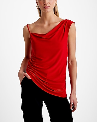 Skimming Asymmetrical Draped Tank