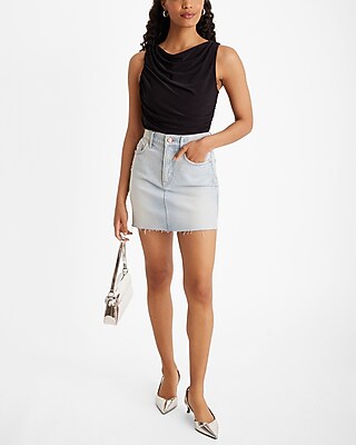 Crew Neck Draped Front Tank - image 4