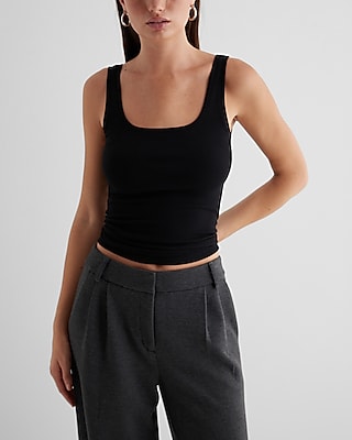 Hering Sexy High Back Basic Casual Smooth Stretch Scoop Neck Tank