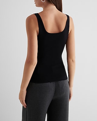 Supersoft Fitted Ribbed Scoop Neck Tank