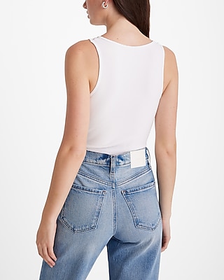 Body Contour Seamless Ribbed Mesh High Neck Bodysuit