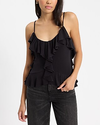 V-Neck Ruffle Cami - image 5
