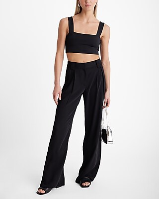 Body Contour High Compression Square Neck Cropped Tank